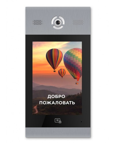 Видеопанель вызывная BAS-IP AA-14FB SILVER в Сыктывкаре Вызывные видеопанели малоабонентные Pintop.ru