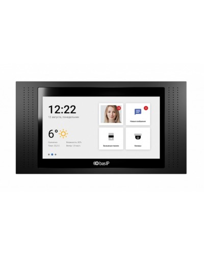 IP-видеодомофон BAS-IP AT-07L BLACK в Сыктывкаре Вызывные IP панели Pintop.ru