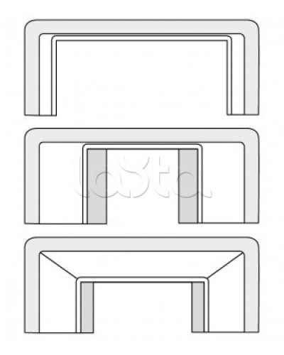 Набор адаптеров для миниканалов DKC 10133 в Сыктывкаре Аксессуары для кабель-канала Pintop.ru