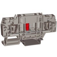 Зажим HSCB.4GR, тестовый с разъединителем, серый , 4 кв.мм DKC ZHB100GR