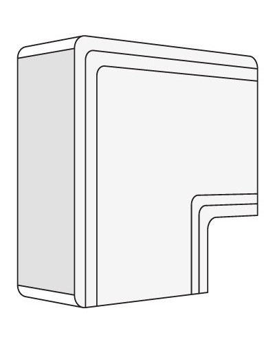 Угол плоский 40x40 NPAN DKC 01738 в Сыктывкаре Аксессуары для кабель-канала Pintop.ru