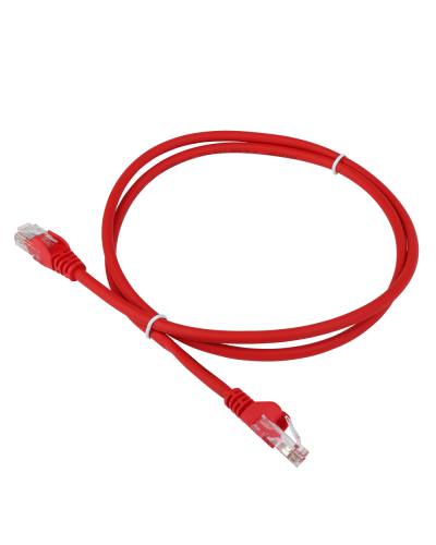Патч-корд LANMASTER LSZH UTP кат.5e, 0.3 м, красный LANMASTER LAN-PC45/U5E-0.3-RD в Сыктывкаре Патчкорды (медные) Pintop.ru