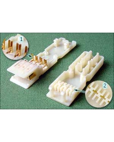 Вилка 2 пары 110 типа LANMASTER LAN-S110P2 в Сыктывкаре Коннекторы Pintop.ru