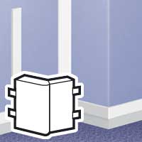 Угол внешний для мини-канала 75х20 LEGRAND 030302