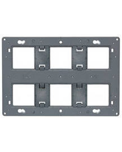 Суппорт Mosaic на 2x6, 2x8 или 2x3x2 модулей LEGRAND 080266 в Сыктывкаре Аксессуары для кабель-канала Pintop.ru